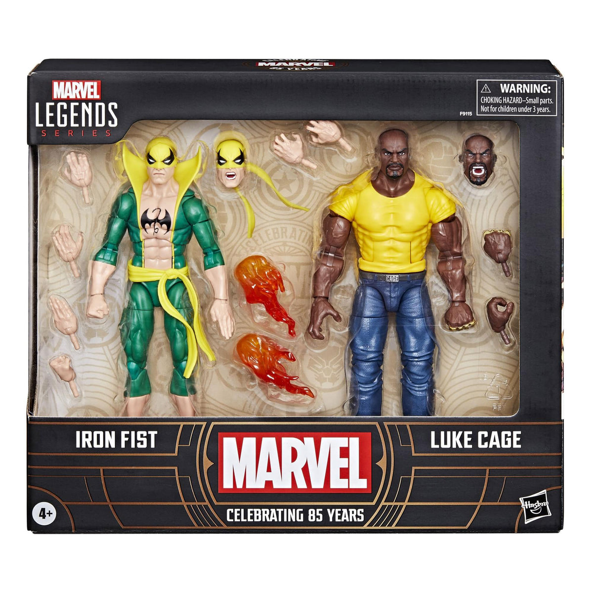 Marvel Legends Iron Fist and Luke Cage 6 Inch Action Figure Set