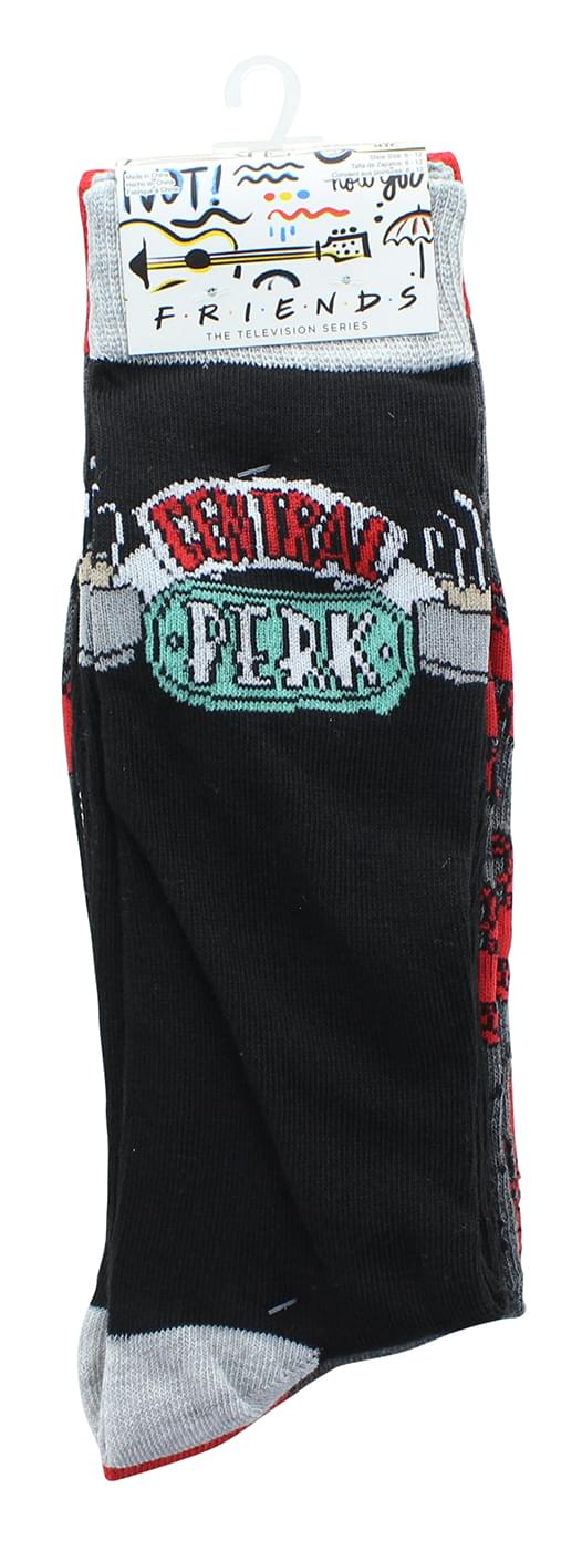 Friends Lobster & Central Perk Unisex Novelty Crew Socks | 2 Pairs  | Size 6-12
