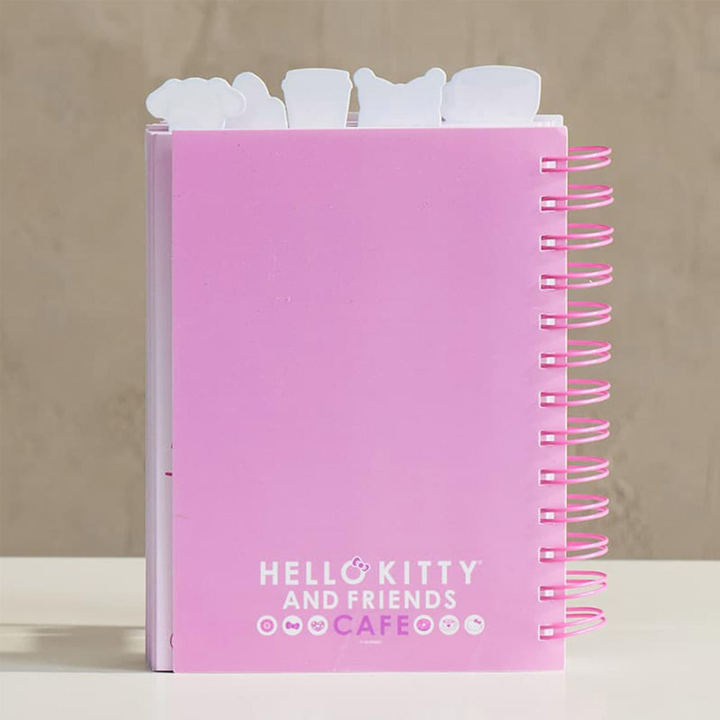 Sanrio Hello Kitty And Friends Cafe 5-Tab Spiral Notebook