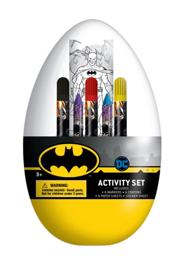 DC Batman Activity Egg Craft Kit | Coloring Pages | Stickers | Markers | Crayons