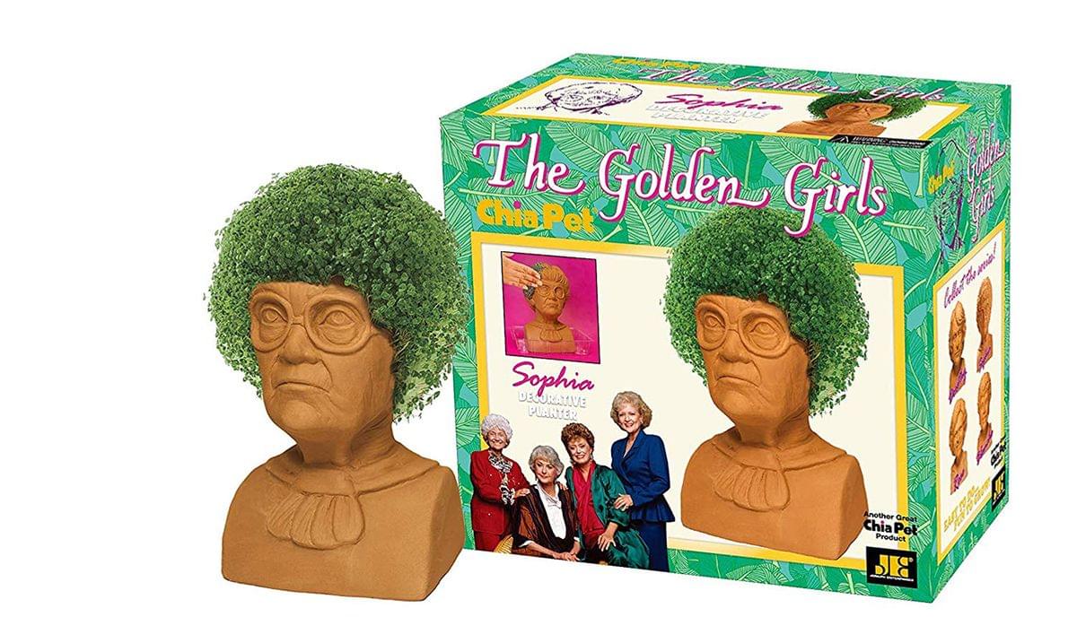 Golden Girls Chia Pet Sophia Decorative Pottery Planter