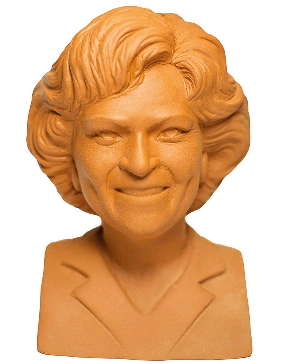 Golden Girls Chia Pet Rose Decorative Pottery Planter