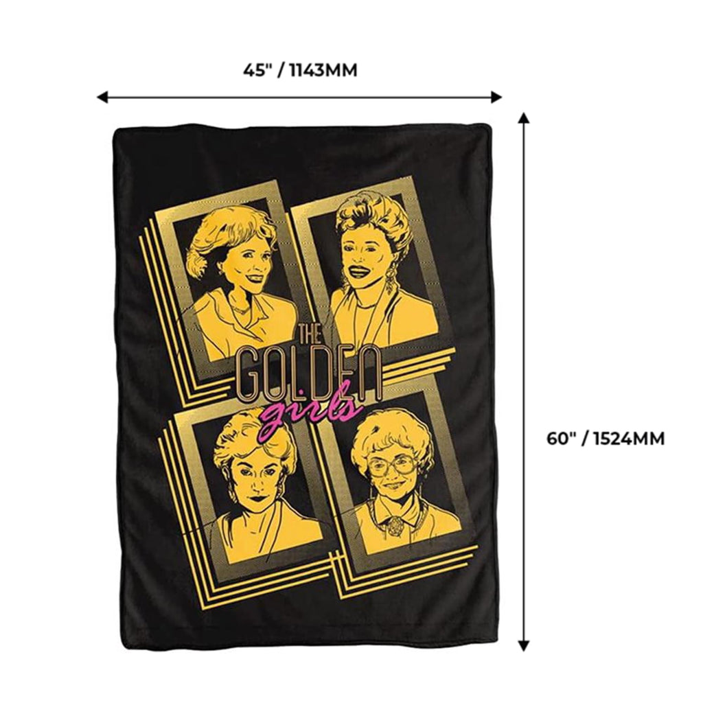 The Golden Girls 45 x 60 Inch Fleece Throw Blanket