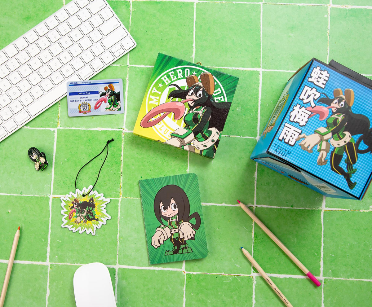 My Hero Academia LookSee Mystery Box | Includes 5 Collectibles | Tsuyu Asui