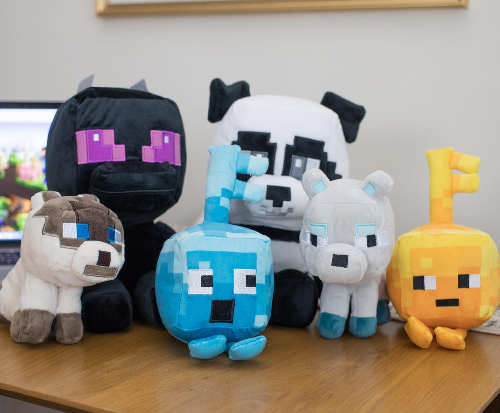 Minecraft Dungeons Happy Explorer Series Diamond Key Golem Plush Toy | 7 Inches