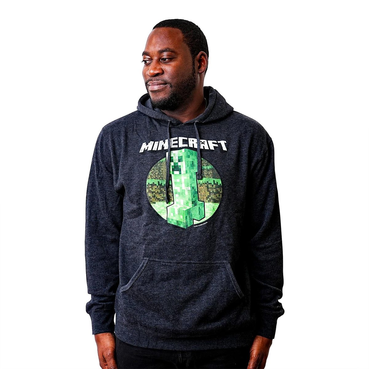 Minecraft Retro Creeper Premium Adult Hoodie