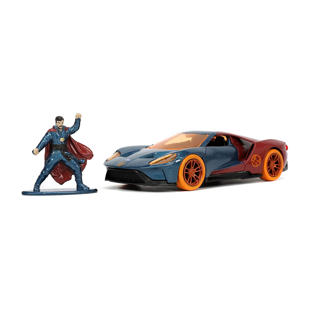 Marvel 1:32 Doctor Strange 2017 Ford GT Diecast Car and Figure