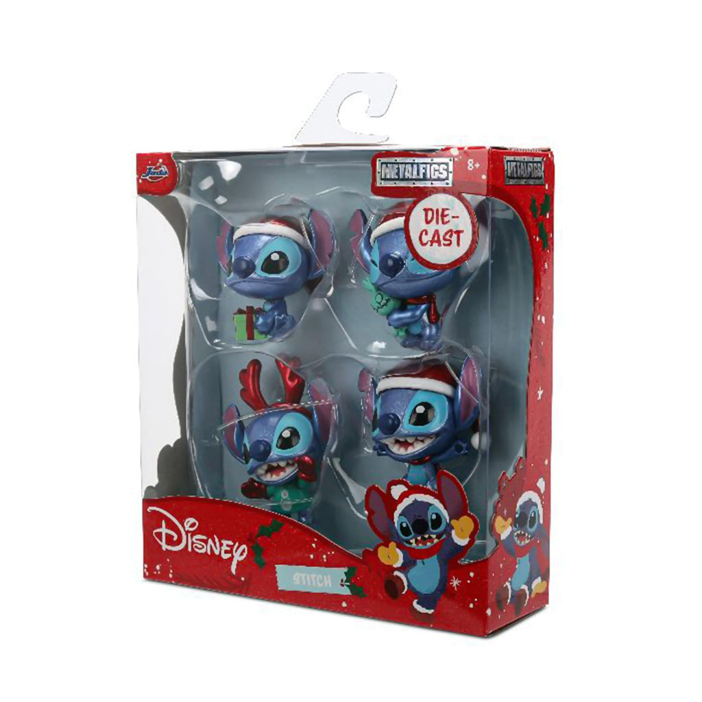 Disney Stitch Holiday 2.5 Inch MetalFigs 4-Pack