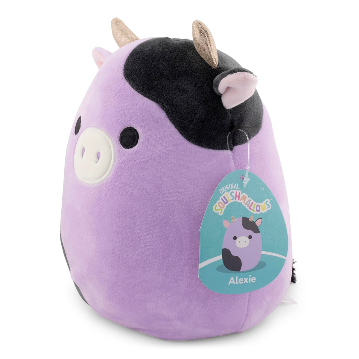 Squishmallows Fan Favorites 8 Inch Plush | Alexie The Purple Cow