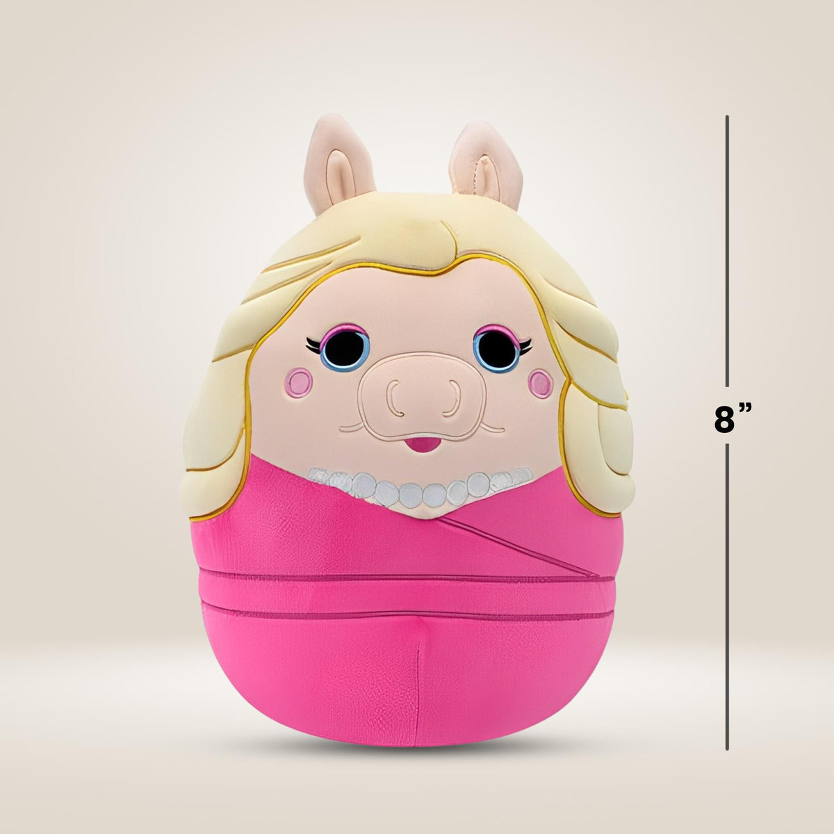 Squishmallows The Muppets 8 Inch Plush | Miss Piggy