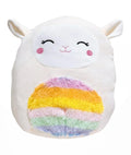 Squishmallow 8 Inch Plush | Sophie The White Lamb With Rainbow Belly