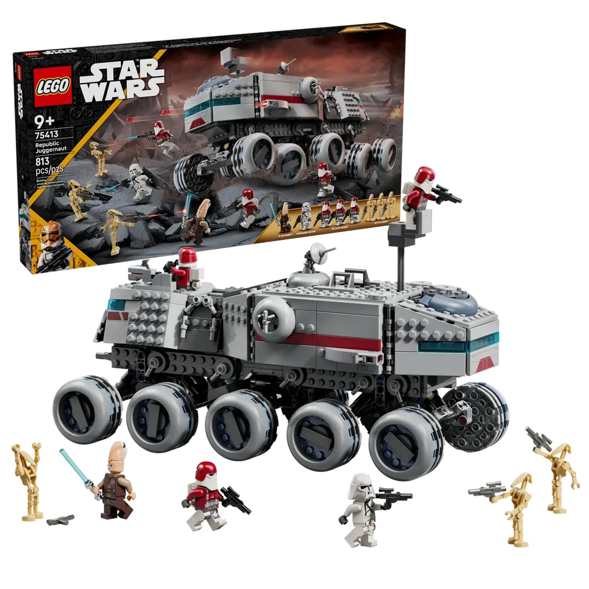 Star Wars LEGO 75413 Republic Juggernaut 813-Piece Building Set