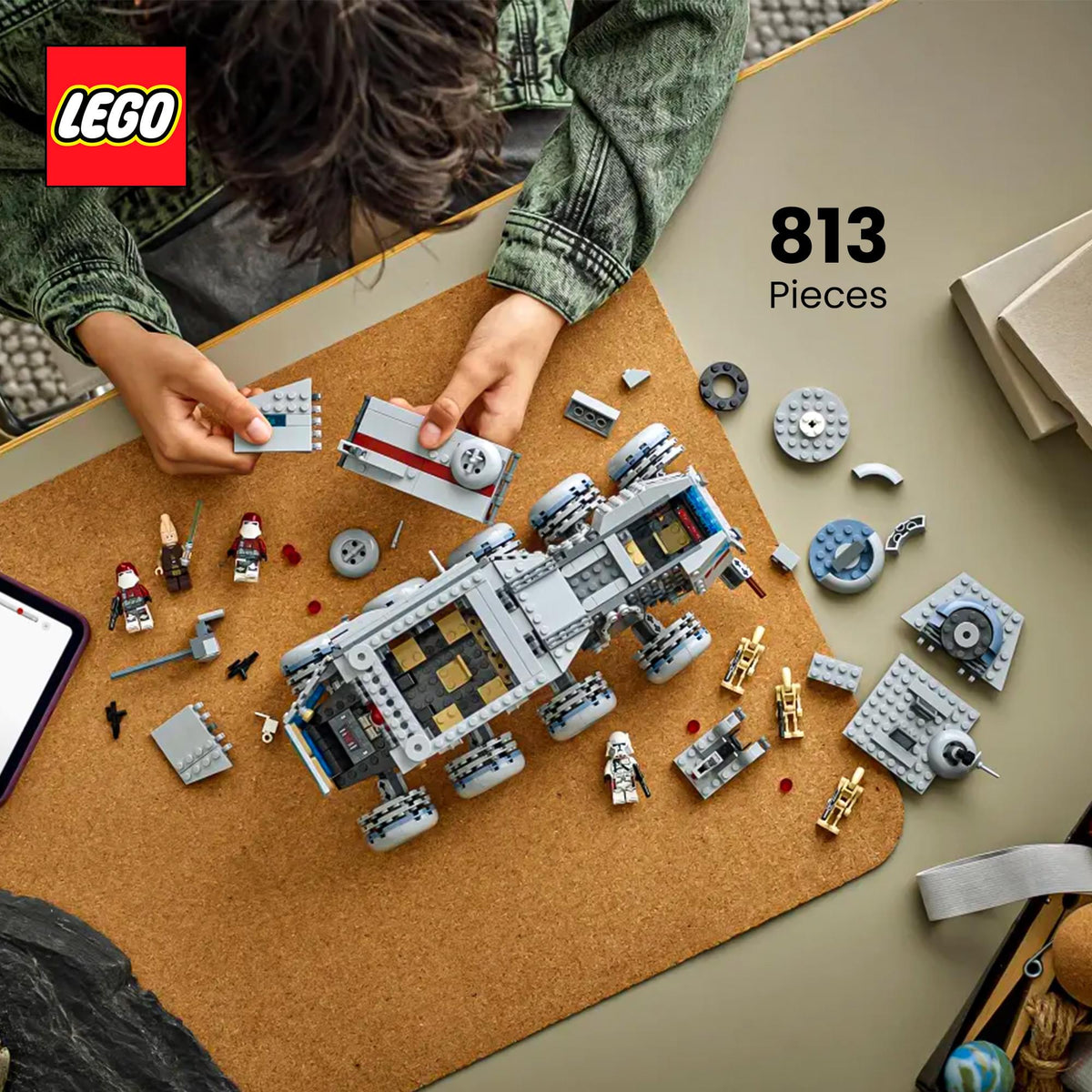 Star Wars LEGO 75413 Republic Juggernaut 813-Piece Building Set