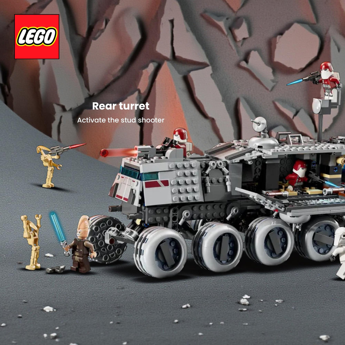 Star Wars LEGO 75413 Republic Juggernaut 813-Piece Building Set