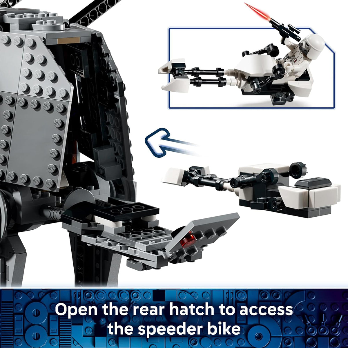 Star Wars LEGO 75454 Imperial Remnant AT-AT With INT-4 1453-Piece Building Set
