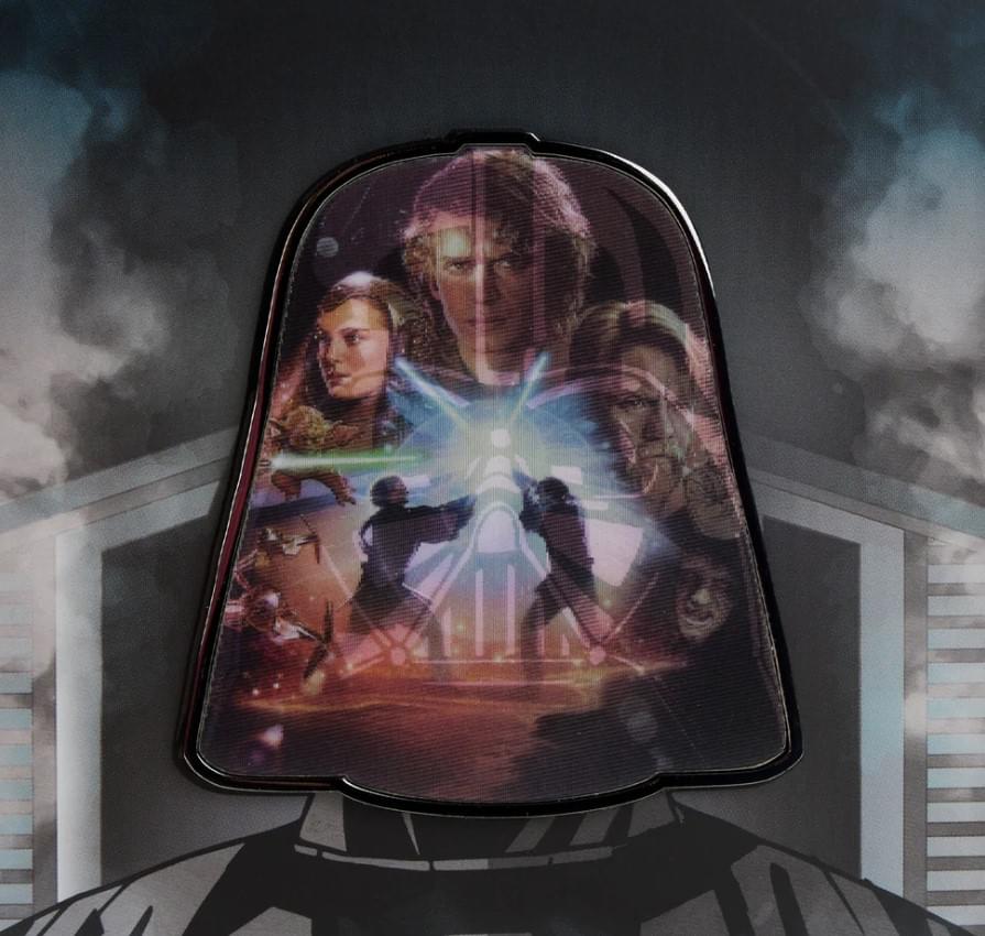 Star Wars Darth Vader 3 Inch Lenticular Enamel Pin