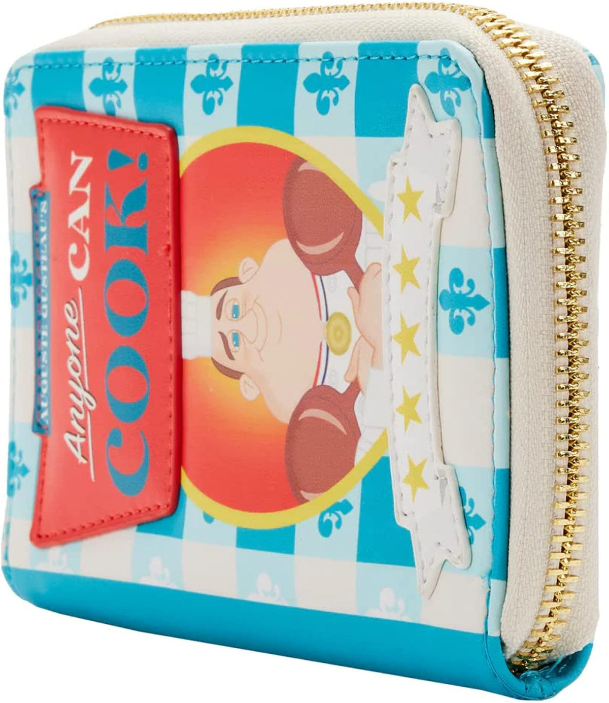 Disney Ratatouille 15th Anniversary Gusteau Cookbook Zip Around Wallet