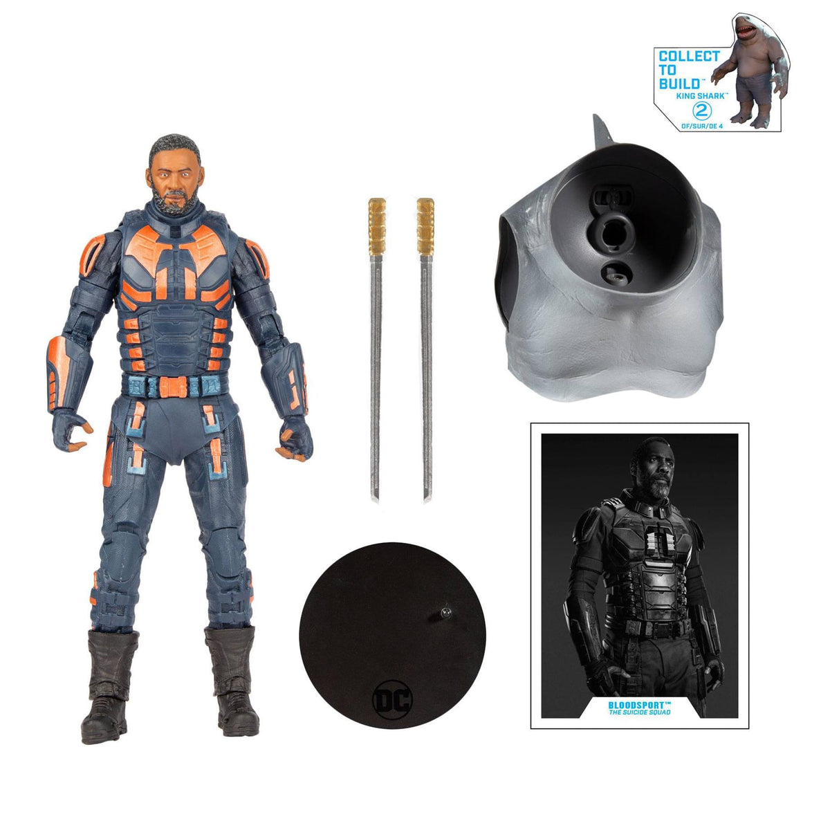 DC Multiverse Unmasked Bloodsport 7 Inch Action Figure