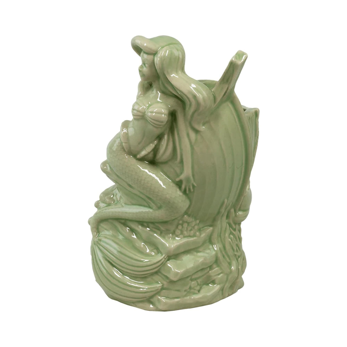 Disney The Little Mermaid Mondo Tee-Kis Ariel Green Ceramic Tiki Mug