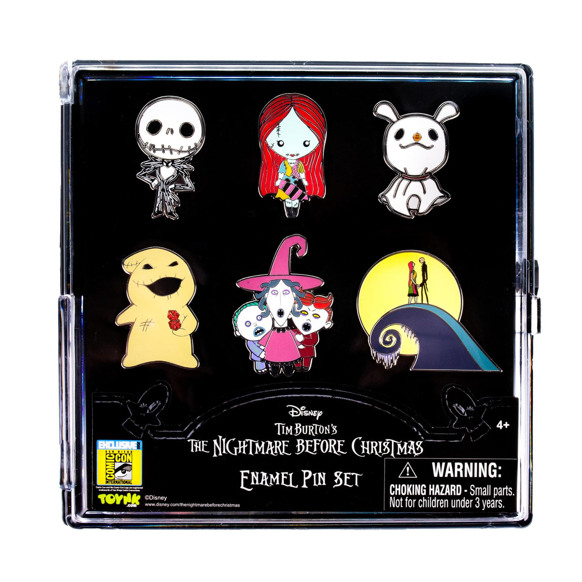 Disney Nightmare Before Christmas 6-Piece Enamel Pin Set | SDCC 2022 Exclusive