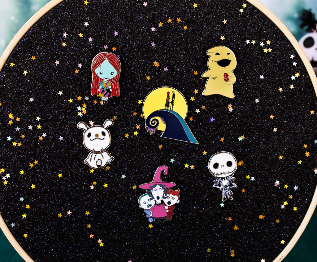 Disney Nightmare Before Christmas 6-Piece Enamel Pin Set | SDCC 2022 Exclusive