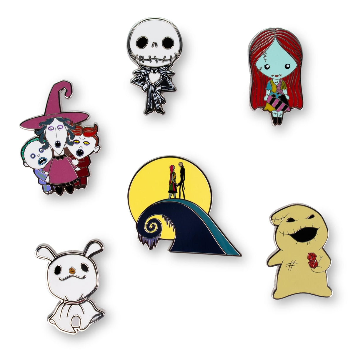 Disney Nightmare Before Christmas 6-Piece Enamel Pin Set | SDCC 2022 Exclusive
