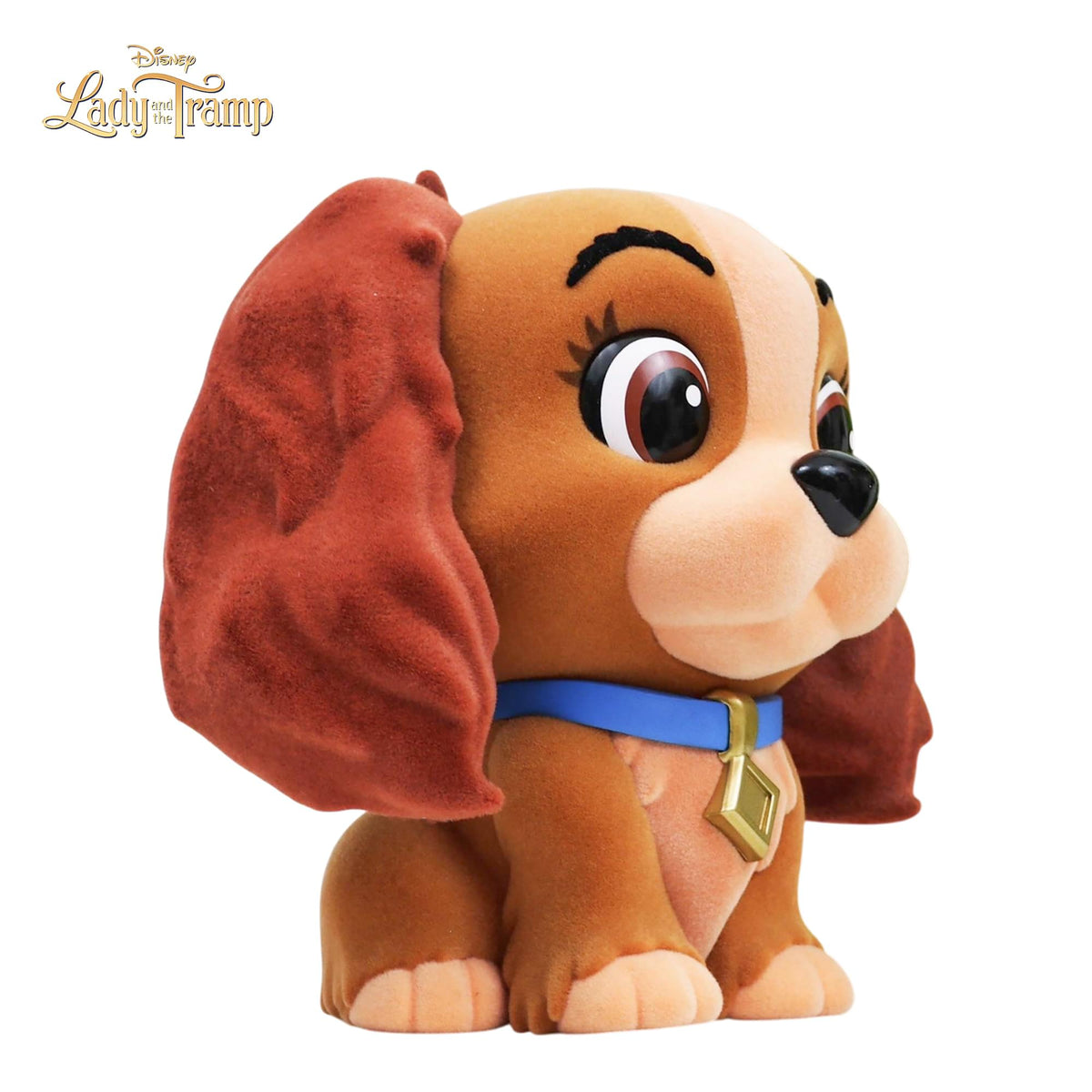 Disney Lady & The Tramp Lady 9-Inch Flocked PVC Figural Bank