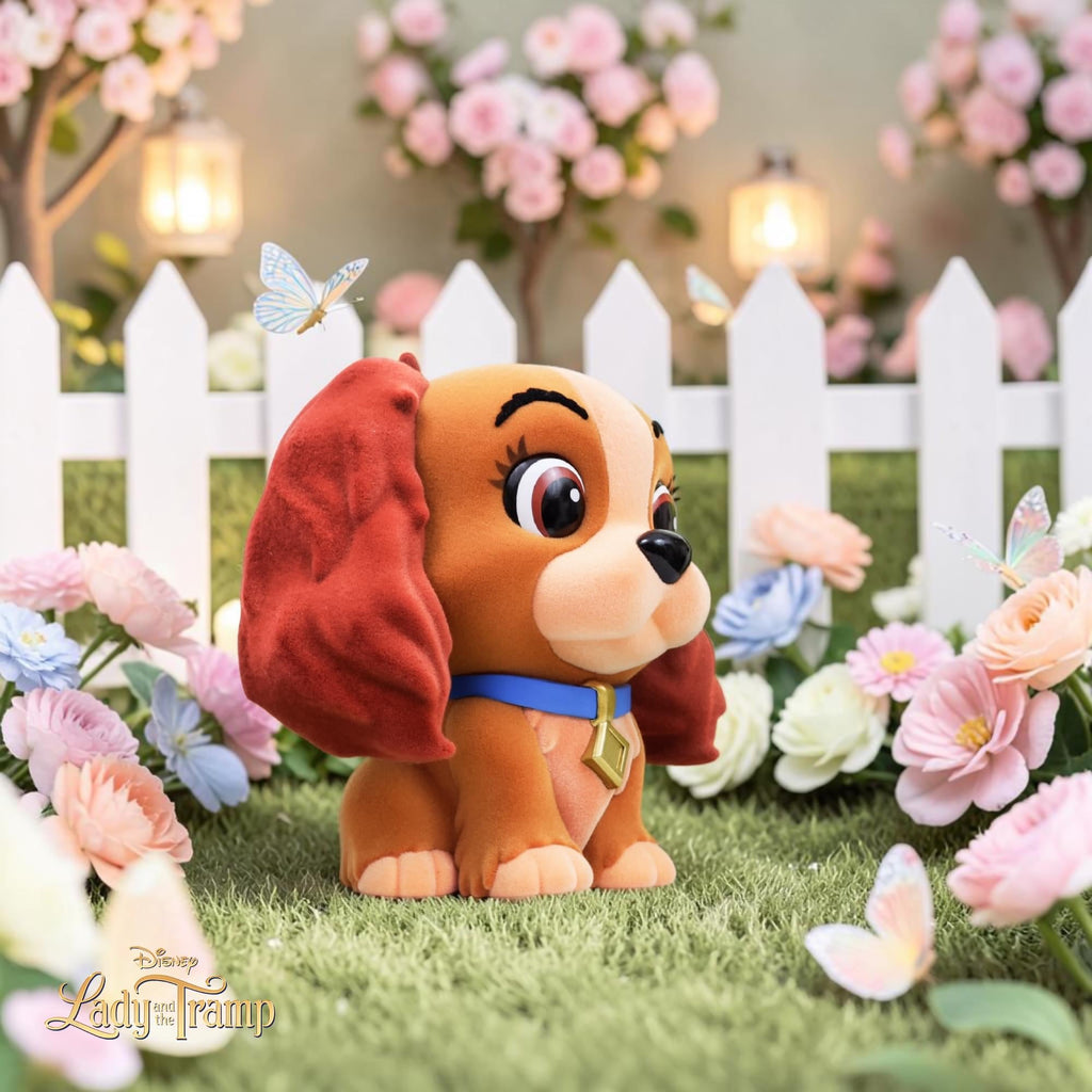 Disney Lady & The Tramp Lady 9-Inch Flocked PVC Figural Bank