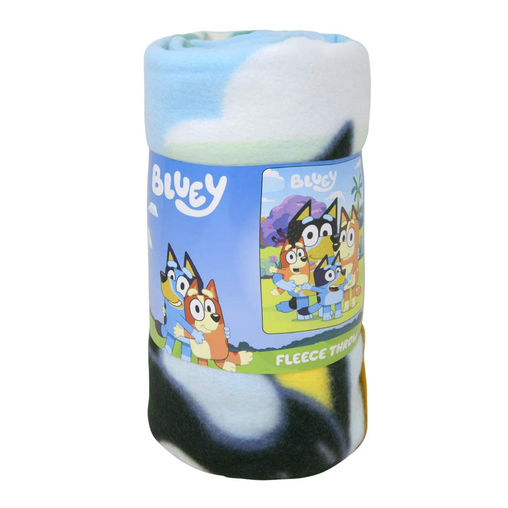 Bluey and Family 45 x 60 Inch Fleece Throw Blanket
