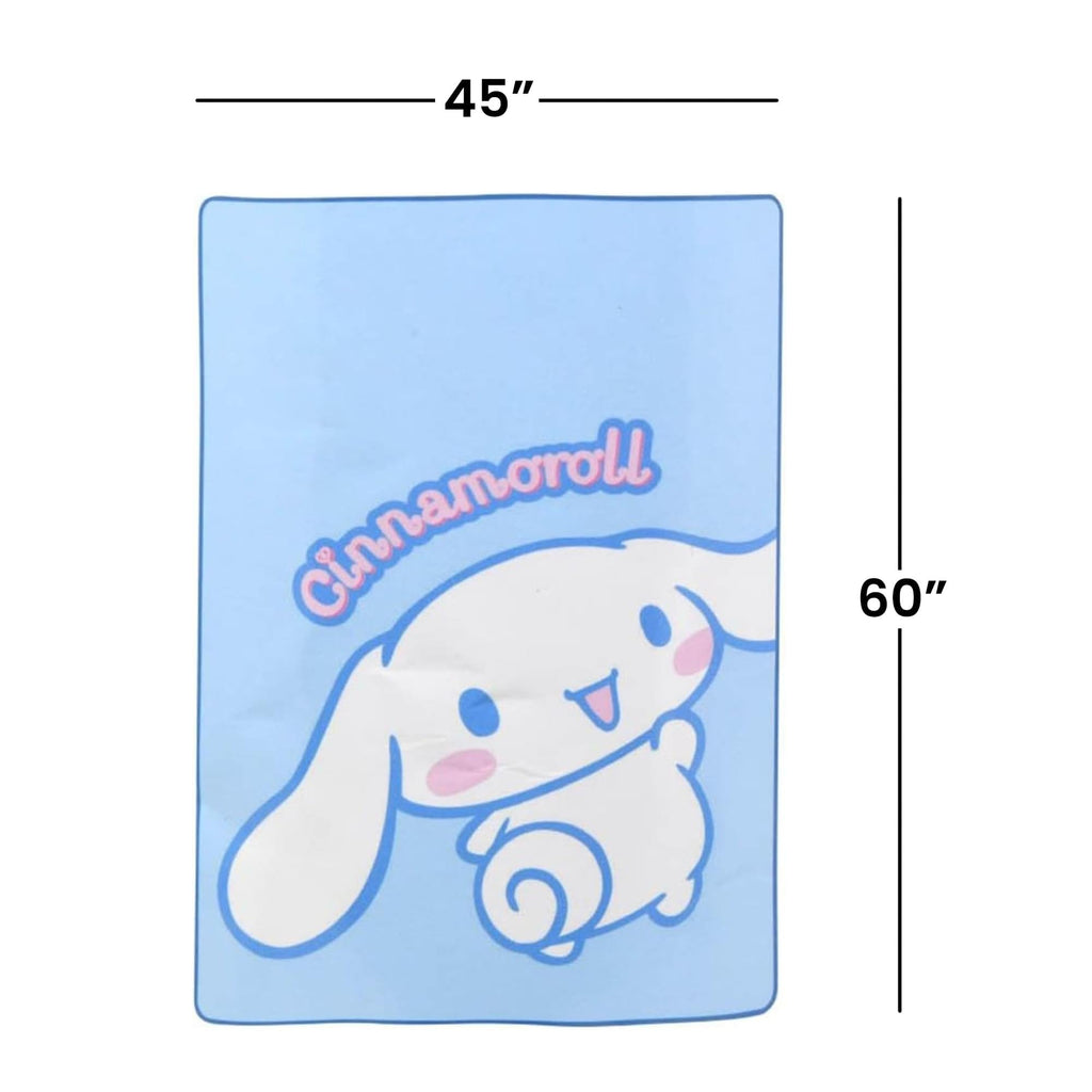 Sanrio Cinnamoroll 45  x 60 Inch Fleece Throw Blanket