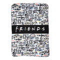 Friends Icons 45 x 60 Inch Fleece Throw Blanket