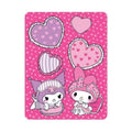 Sanrio My Melody & Kuromi 45 x 60 Inch Fleece Throw Blanket