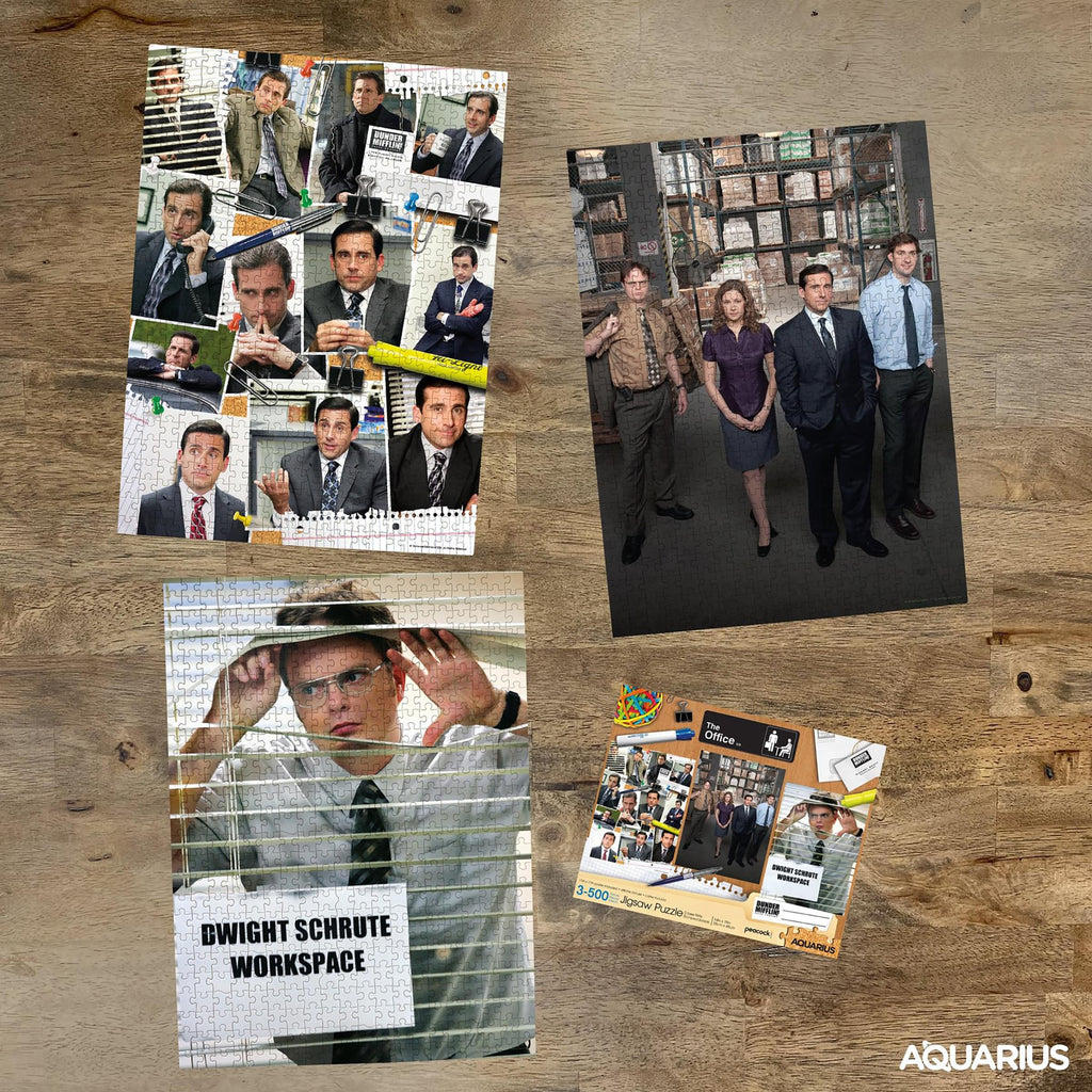 The Office 500 Piece Jigsaw Puzzle 3-Pack
