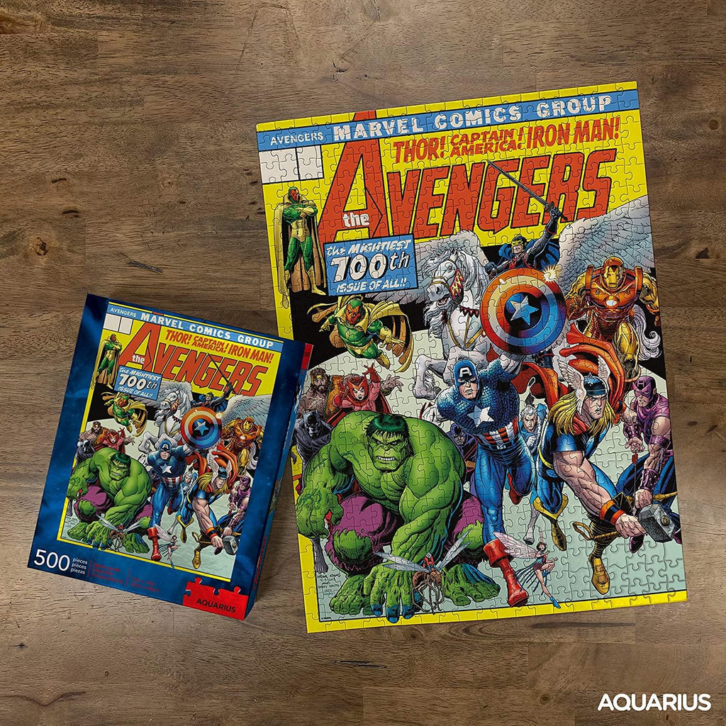 Marvel Avengers Comic Cover 500 Piece Jigsaw Puzzle