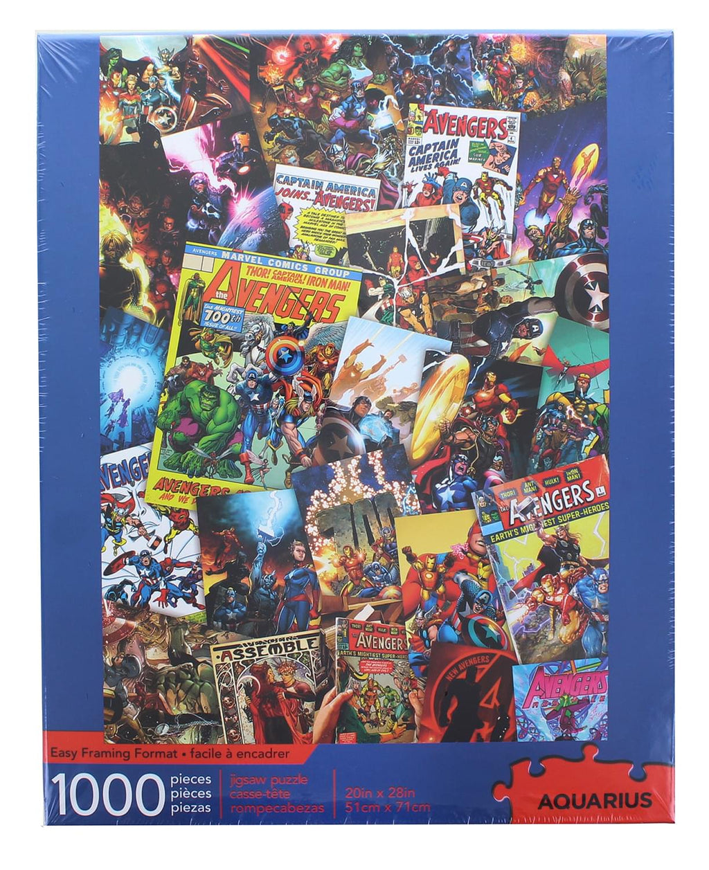 Marvel Avengers Comic Collage 1000 Piece Jigsaw Puzzle