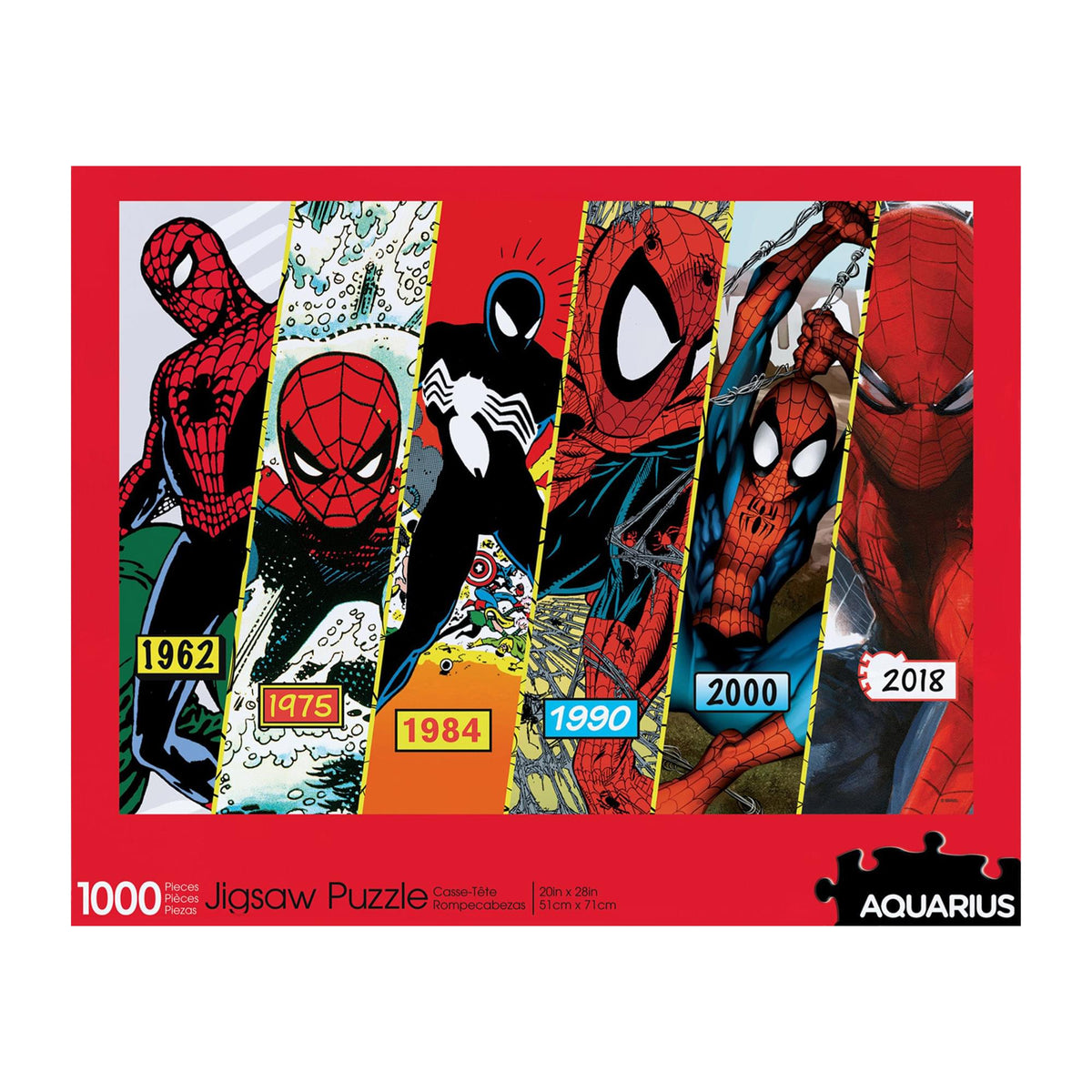 Marvel Spider-Man Timeline 1000 Piece Jigsaw Puzzle