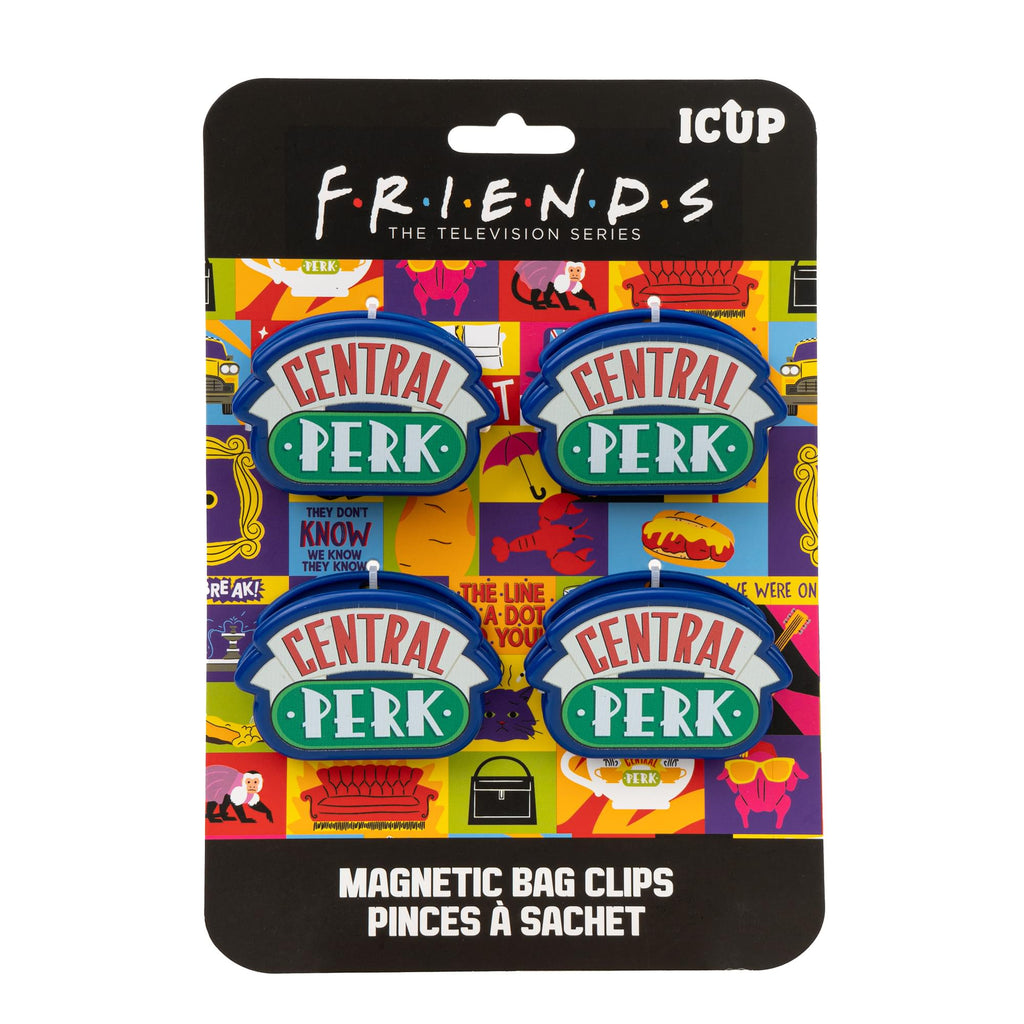 Friends Central Perk Logo Magnetic Bag Clips | Set Of 4