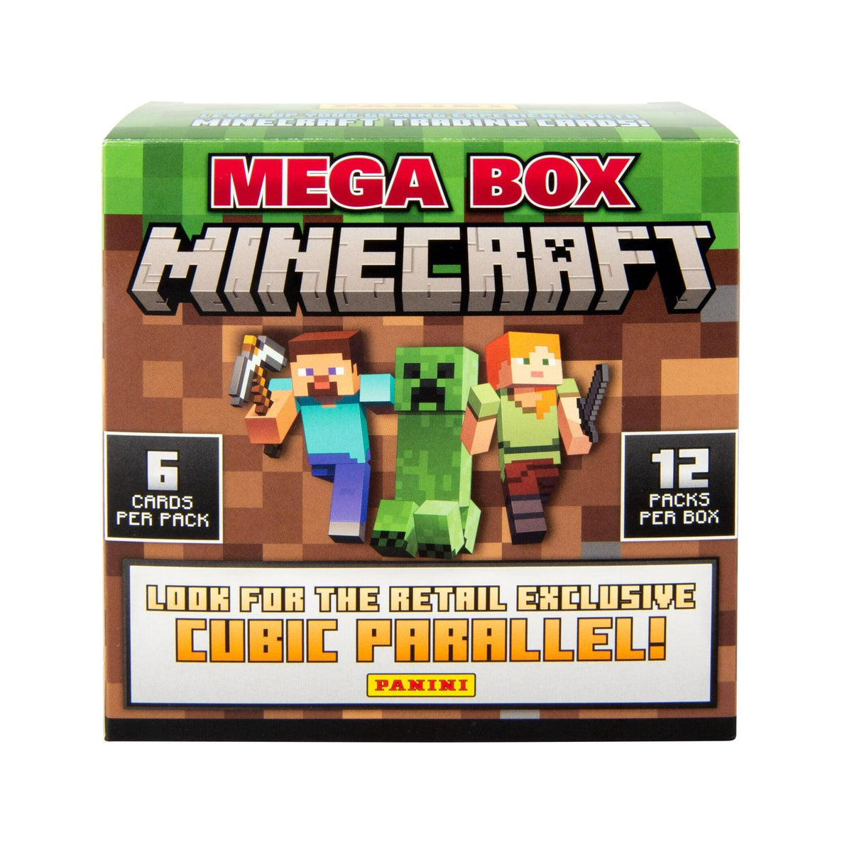 Minecraft 2024 Panini Mega Box | 12 Packs
