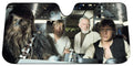 Star Wars Millennium Falcon Cockpit Accordian-Style Windshield Sunshade