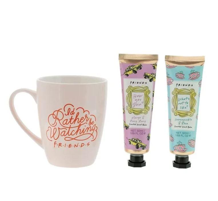 Friends Coffee Mug and Hand Cream Gift Set