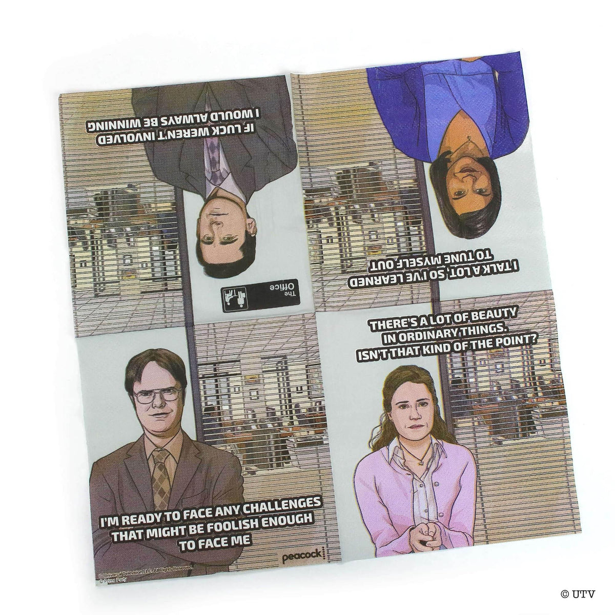 The Office Dunder Mifflin Beverage Napkins | 16 Pack