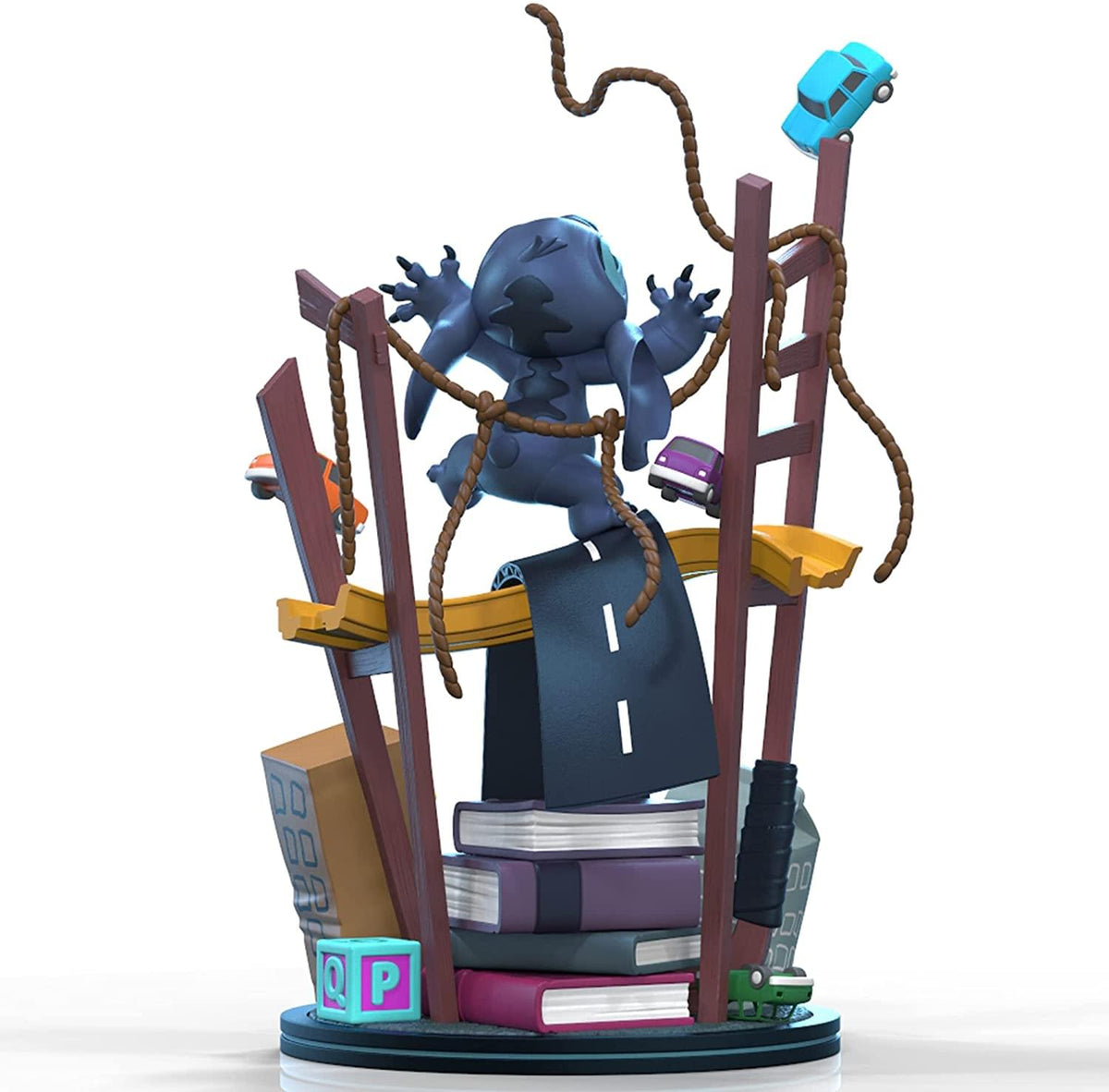 Disney Stitch Visits San Francisco Q-Fig Max Elite Figure Diorama