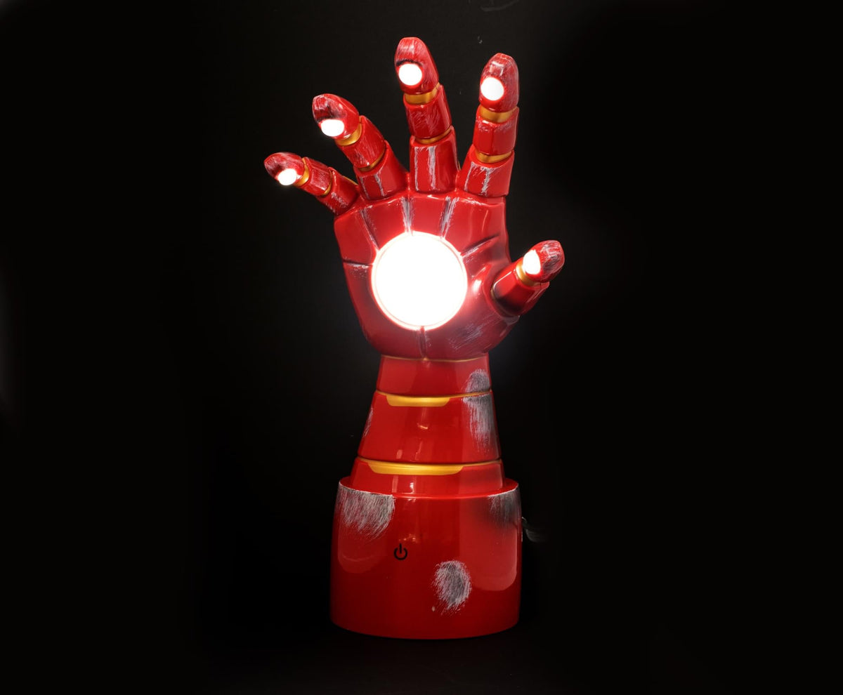 Marvel Iron Man Gauntlet Collectible LED Desk Lamp | 14 Inches