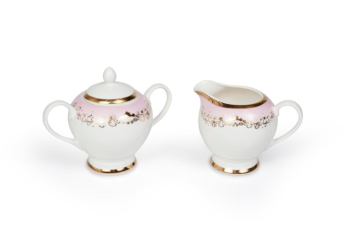 Disney Princess 13-Piece Ceramic Tea Set | Ariel, Cinderella, Jasmine, Belle