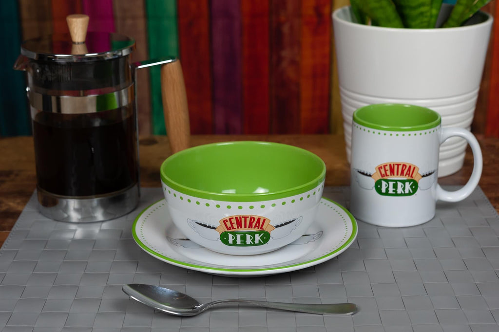 Friends Central Perk Coffee House Dining Set Collection | 3-Piece Dinner Set