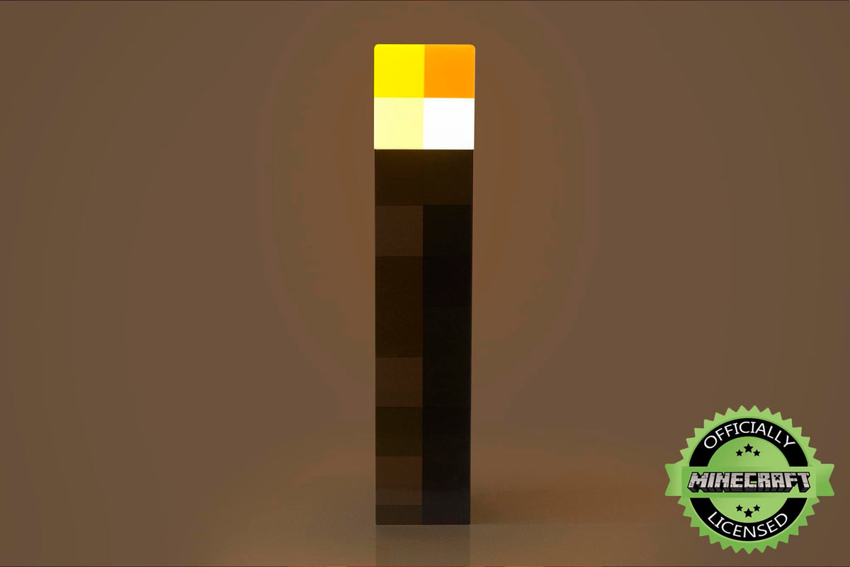 Minecraft Brownstone Torch 11.5-Inch LED Mood Light
