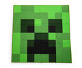 Minecraft Green Creeper Square Area Rug | 52 Inches