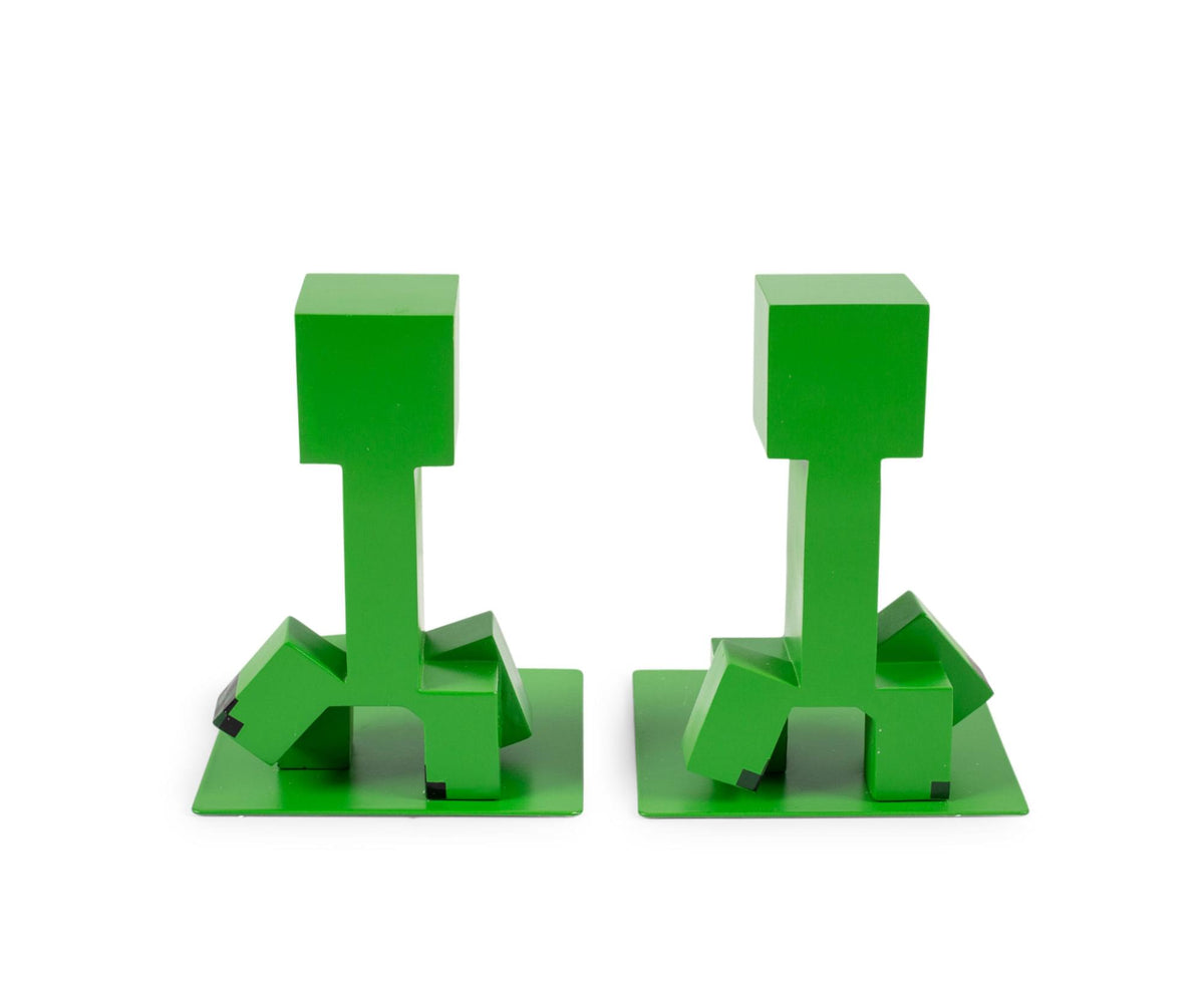 Minecraft 6-Inch Creeper Bookends  | Set of 2