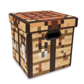 Minecraft Crafting Table Fabric Storage Bin Cube Organizer with Lid | 13 Inches