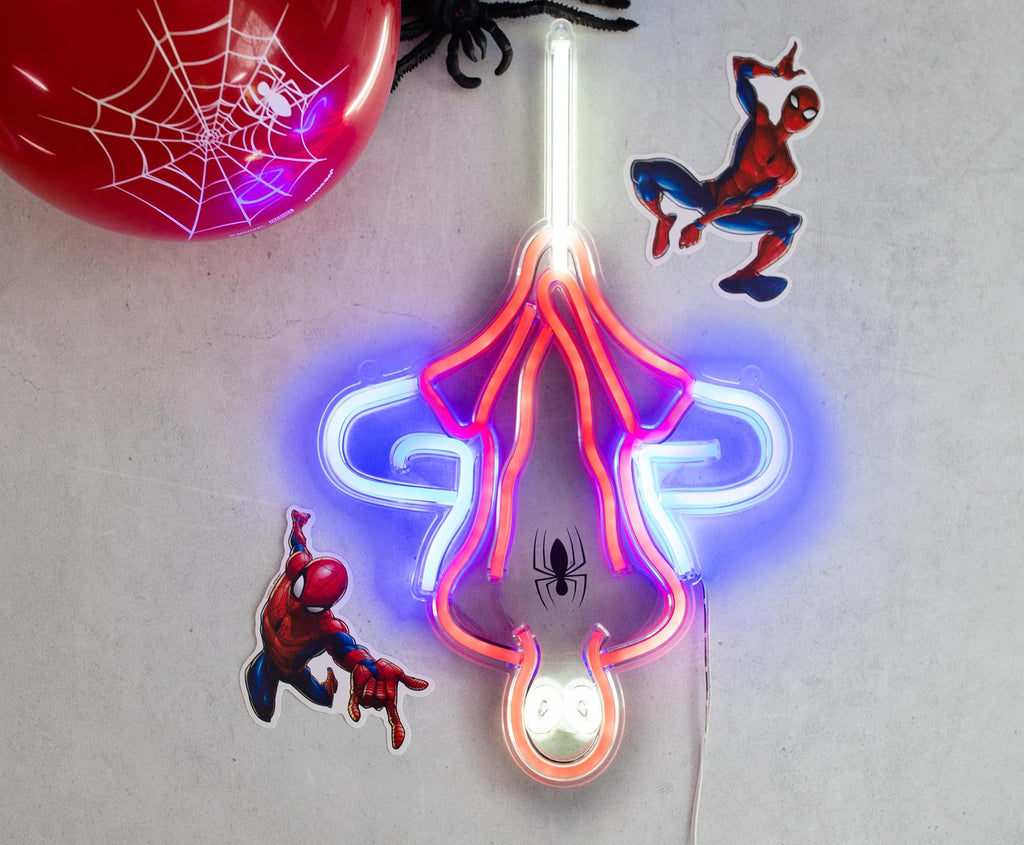 Marvel Spider-Man Hanging LED Neon Wall Light Sign